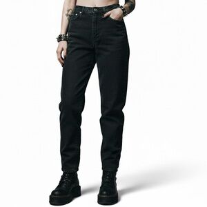 Minga London Black High-Waisted 28” Jeans Size 4